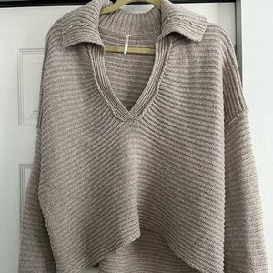 Free People Marlie Pullover - Pebble